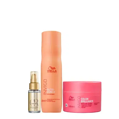 Imagem do produto Kit Wella Professionals Invigo Nutri-Enrich Color Brilliance Trio Shine Care (3 Produtos)