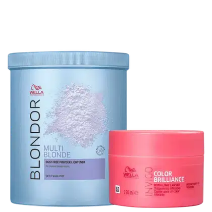 Imagem do produto Kit Wella Professionals Invigo Color Brilliance Blondor (2 Produtos)