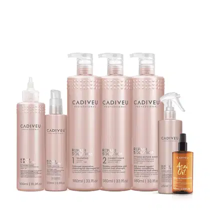 Imagem do produto Kit Cadiveu Repair Solution Litro Completo e Açaí Óleo 60ml (7 produtos)