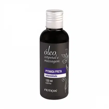 Imagem do produto Óleo Para Massagem Intensidade Pitanga Preta Feitiços de 120ml