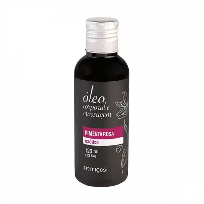 Imagem do produto Óleo Corporal Massagem Feitiços Exótico Pimenta Rosa de 120ml