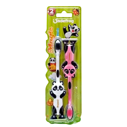 Imagem do produto Kit Jadepro Escovas de Dentes Magic Kids (2 Unidades)