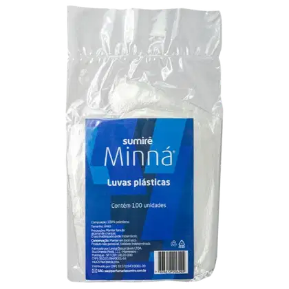 Imagem do produto Luva Minná Plástica 100un