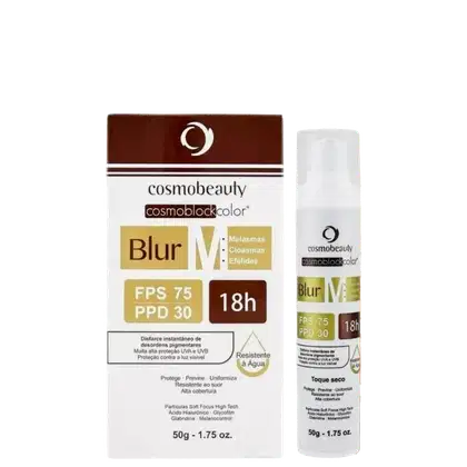 Imagem do produto Cosmobeauty Blur M FPS 75 PPD 30 Bege Médio - Protetor Solar com Cor 50g