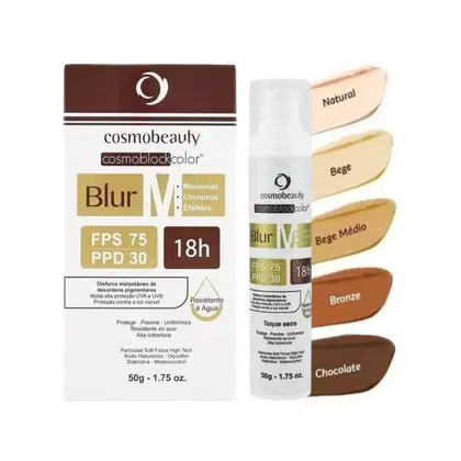 Imagem do produto Cosmobeauty Blur M FPS 75 PPD 30 Bronze - Protetor Solar 50g