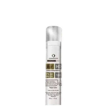Protetor Solar 18h Blur HD FPS 60, da marca Cosmobeauty.