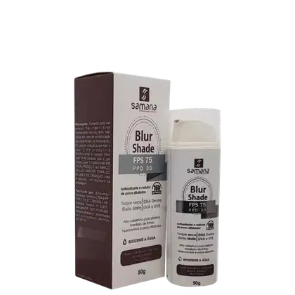Imagem do produto Samana Blur Shade FPS75 Bronze - Protetor Solar Facial com Cor 50g