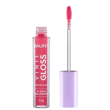 Imagem do produto Bauny Cosméticos Vinil Gloss Rosa Fucsia Be Crazy - Gloss Labial 3,5g