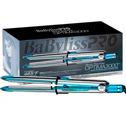 Prancha de Cabelos Nano Titanium Optima 3000 da marca Babyliss Pro.