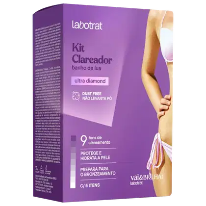 Imagem do produto Kit Clareador Banho de Lua Labotrat Vai & Brilha Ultra Diamond 5 Itens