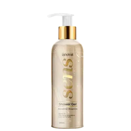 Gel de Banho Labotrat Sens Macadâmia & Bergamota, 230ml.