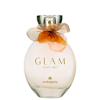 Desodorante Colônia Feminino Glam White Mist Mahogany, 100ml.