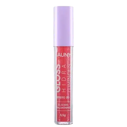 Imagem do produto Bauny Cosméticos Hidra Luminous 3D Peach Glow - Gloss Labial 3,5g
