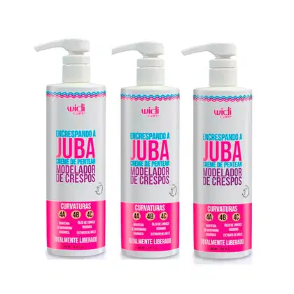 Imagem do produto Kit 3 Encrespando a Juba Creme de Pentear  500ml - Widi Care
