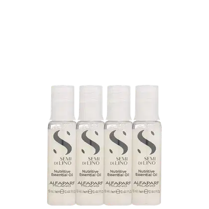 Imagem do produto Kit Alfaparf Semi di Lino Nutritive Essential Oil - Ampola Capilar 4x13ml