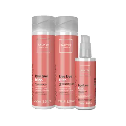 Imagem do produto Kit Cadiveu Professionals Bye Bye Frizz Cuidado Diário (3 Produtos)