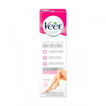 Imagem do produto Creme Depilatório Veet Pure & Fresh Pele Normal 100ml
