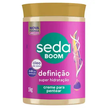 Imagem do produto Seda Boom Definição com Óleo de Coco - Creme para Pentear 1kg