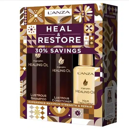 Imagem do produto Kit L'Anza Keratin Healing Oil Heal & Restore (3 Produtos)