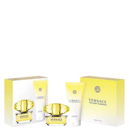 Imagem do produto Conjunto Yellow Diamond Versace Feminino - Perfume Eau de Toilette 50ml + Body Lotion 100ml