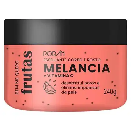 Imagem do produto Porán Bem Me Quero Frutas Melancia + Vitamina C - Esfoliante Multifuncional 240g