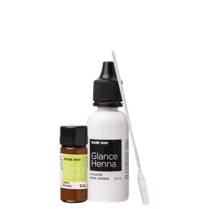 Imagem do produto Henna Glance 3,5g Com Fixador 20ml E Pá Medidora COR LOIRO ESCURO