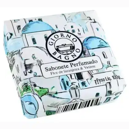 Imagem do produto Sabonete em Barra Giorno Bagno Flor de Laranjeira e Vetiver 100g