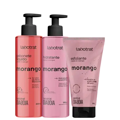 Imagem do produto KIT DE BANHO DIA A DIA LABOTRAT VERSÃO:MORANGO