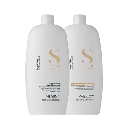Imagem do produto Kit Alfaparf Semi di Lino Diamond Illuminating Duo Salon (2 Produtos)