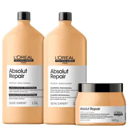 Imagem do produto Kit L'Oréal Professionnel Absolut Repair Trio Salon (3 Produtos)