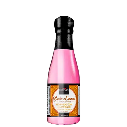 Imagem do produto HotFlowers Morango com Champanhe - Espuma Para Banho de Banheira 150ml