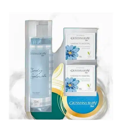 Imagem do produto Kit Giovanna Baby Blue Body Splash 260ml + Sabonete Vegetal 180g
