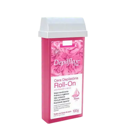 Imagem do produto Depilflax Rosa Refil - Cera Depilatória Roll-On 100g