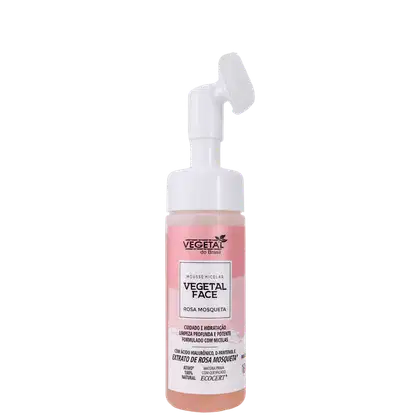 Imagem do produto Vegetal do Brasil Vegetal Face Rosa Mosqueta - Mousse Facial Micelar 160ml