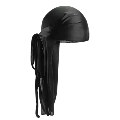 Touca de Cetim Santa Clara Durag Waves Preto, 1 produto.