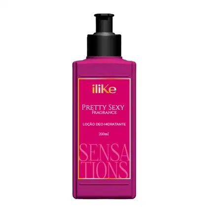 Loção Hidratante Corporal iLike Professional Pretty Sexy, 200ml.