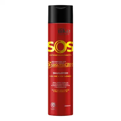 Shampoo iLike Professional SOS Antiemborrachamento, 300ml.