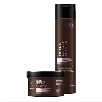 Imagem do produto iLike Biotina Capilar Kit Crescimento Capilar Acelerado - 2 Produtos