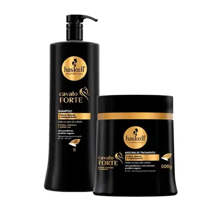 Imagem do produto Kit Haskell Cavalo Forte Salon (2 Produtos)
