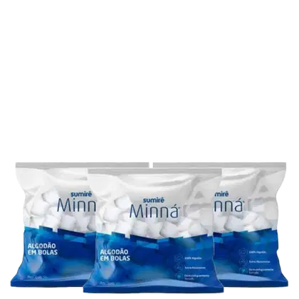 Imagem do produto Kit Algodão Minná Bola 50g (3 unidades)