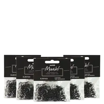 Imagem do produto Kit Elástico Muah Silicone P (5 unidades)