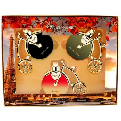 Imagem do produto Kit Montanne 3 Miniaturas (Black Sight Luxe + Odoratus Femme Luxe + Ocuplentis Luxe) 25ml