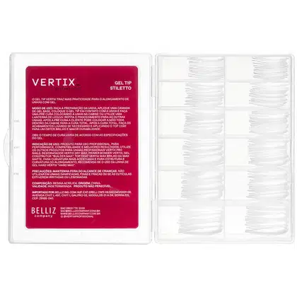 Imagem do produto Vertix Pro Nails Stiletto - Gel Tip para Alongamento de Unhas (240 Unidades)