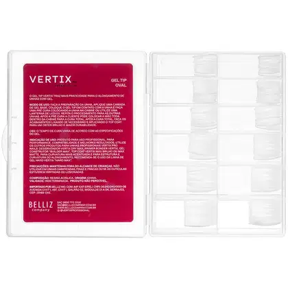 Imagem do produto Vertix Pro Nails Oval - Gel Tip para Alongamento de Unhas (240 Unidades)