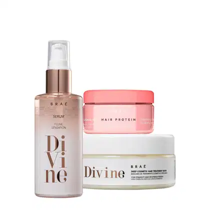 Imagem do produto Kit Braé Hair Proteín Divine Plume e Máscara Capilar (3 produtos)