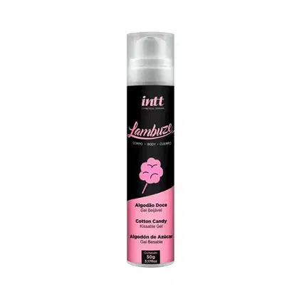 Imagem do produto Intt Lambuze com Efeito Quente Algodão Doce - Gel Beijável 50g