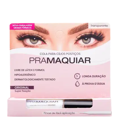 Imagem do produto Cola para cílios postiços PRAMAQUIAR Original - Transparente