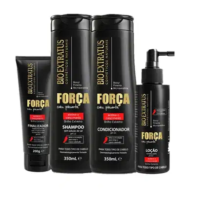 Imagem do produto Kit Bio Extratus Força com Pimenta (4 Produtos)