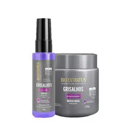 Imagem do produto Kit Bio Extratus Grisalhos Desamarelador Duo (2 Produtos)