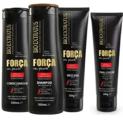 Imagem do produto Kit Bio Extratus Força com Pimenta Tratamento (4 Produtos)